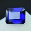 Blue Sapphire 21-22 Ct Emerald Cut Certified Flawless Loose Gemstone
