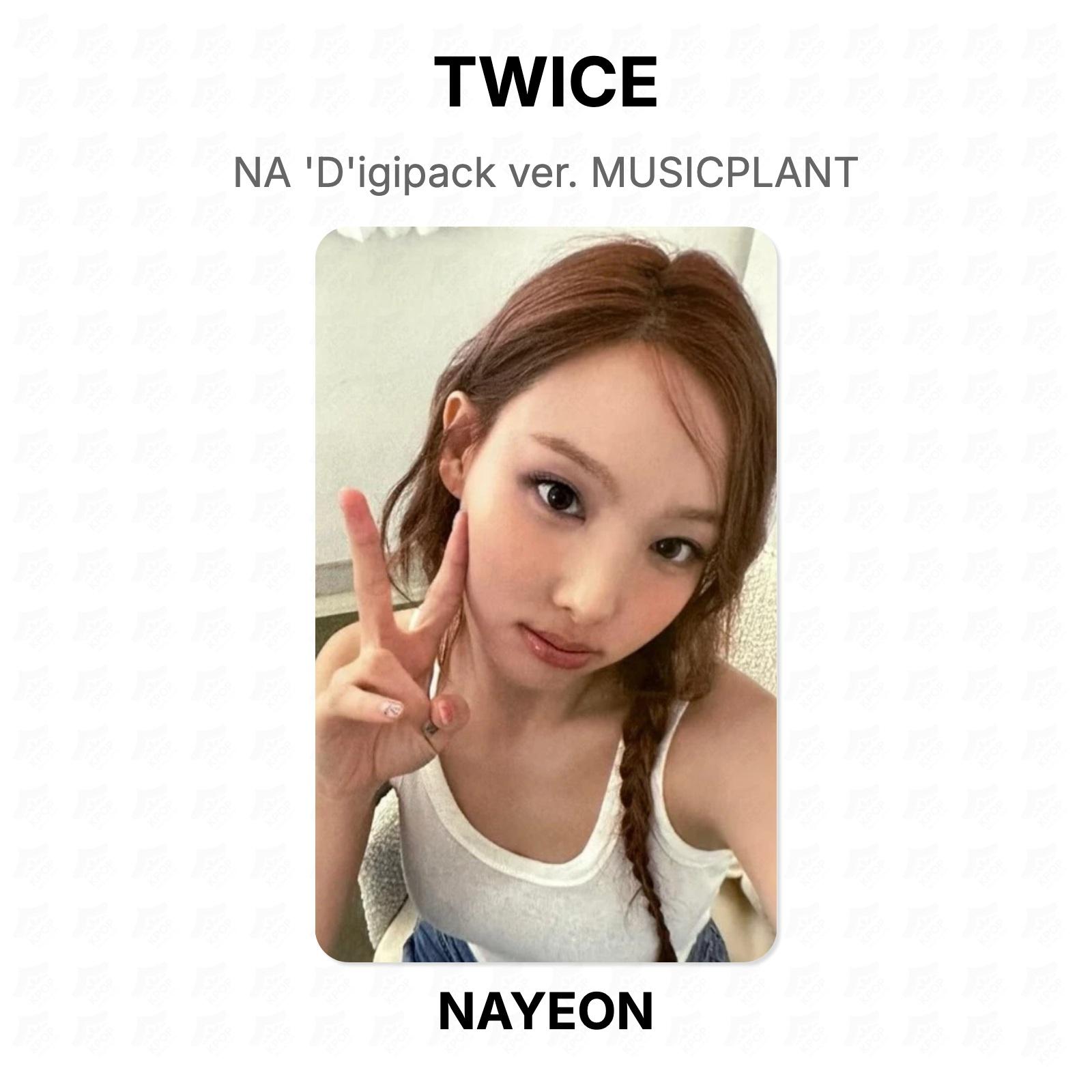 TWICE NA D igipack ver. MUSICPLANT Official Photocard NAYEON