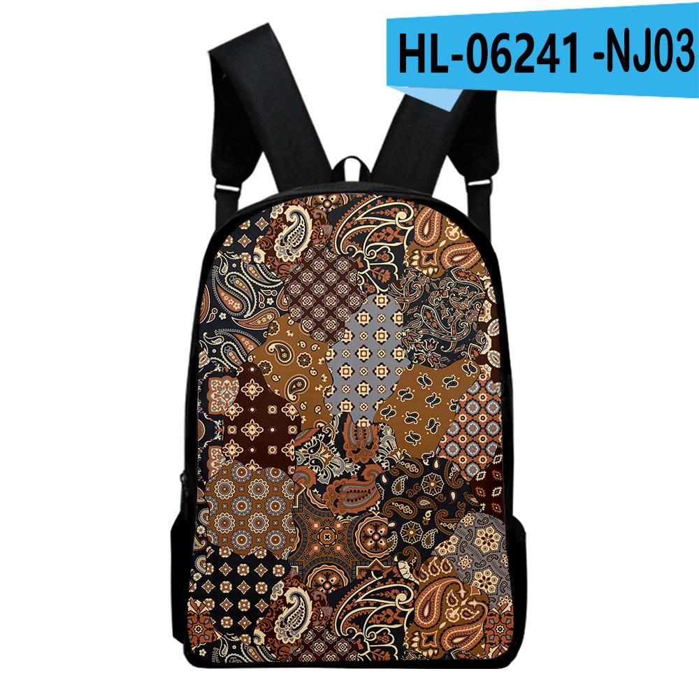 Iconic Favored PLK pupil Backpack Computer Knapsacks 3D Design Oxford Moisture-proof Boys/Girls Outing Backpacks