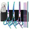 Safty Round Tip  Pet Grooming Scissors Dog Hair Tool Set Professional Trimming Scissors Bent Scissors Haircutting Scissors