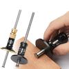 Wheel Marking Gauge Woodworking Scriber with 2 Replacement Cutters Solid Metal Bar Wood Scribe Tool for Carpenter.