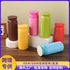 Compact Ceramic-Lined Insulated Travel Mug With Tea Strainer 350ml/500ml Minimalist Japanese Style Portable Office Outdoor