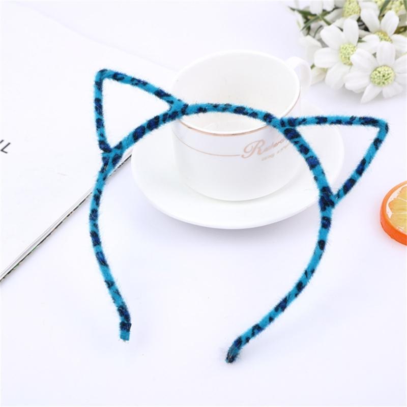 10Pieces Cats Ear Hairhoop Hair Styling Ornament Bendable Hairband For Kids Adults Theme Parties And Everyday Wear