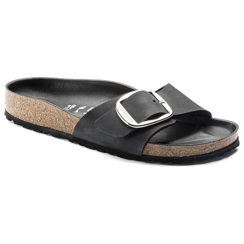 Birkenstock Top Layer Cowhide Casual Comfortable Fashion Sandals Women sandals Black 1006522