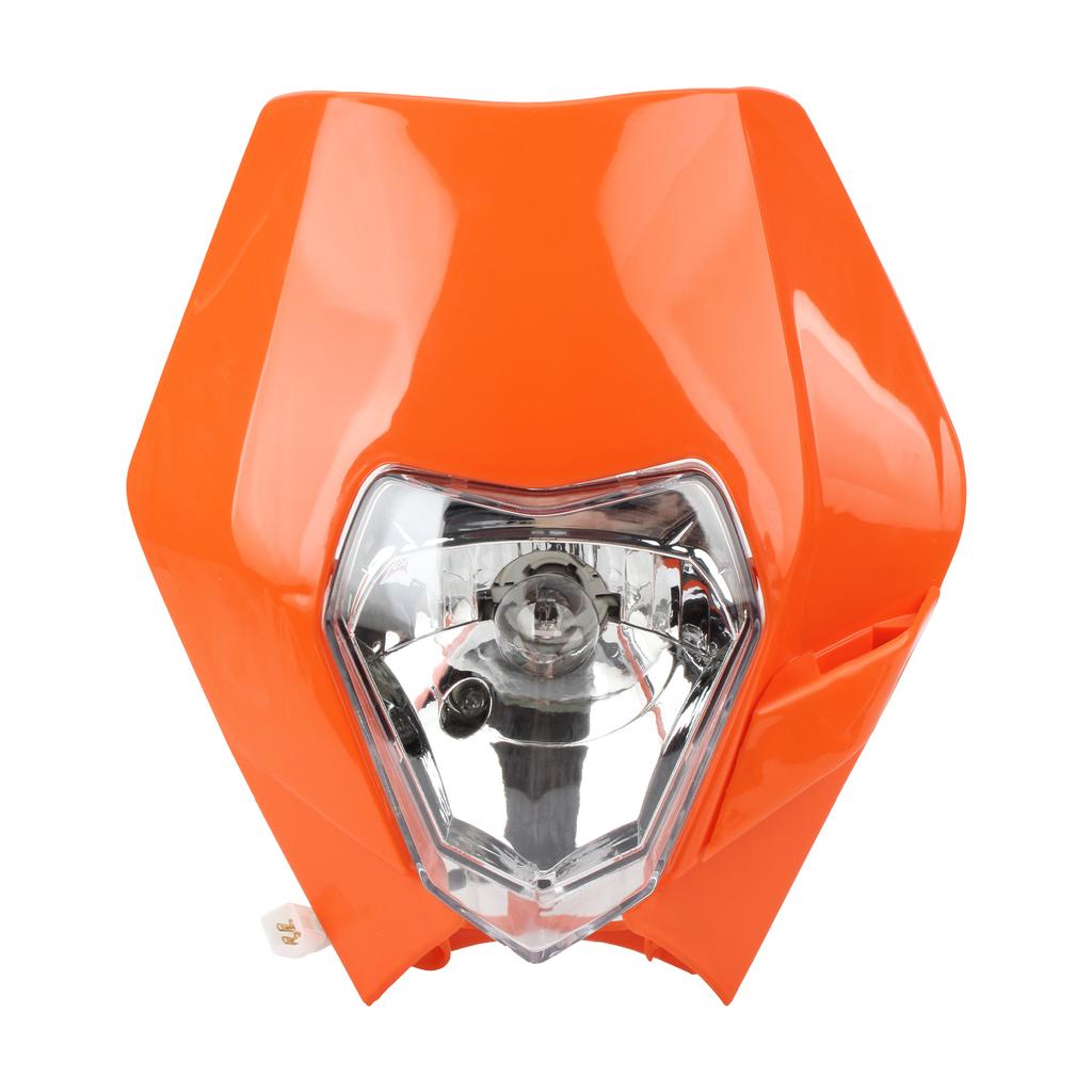 12V 35W Motocross Halogen Headlight LED Head Light DRL Motorcycle Accessories For KTM SXF EXC XC-F 150 250 300 350 450 500 530