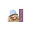 (Blue, S) Foxbury Ladies Reversible Blue Cotton Blend Bucket Sun Hat
