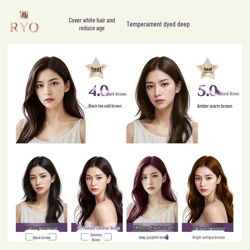 Ryo Ammonia-Free Plant-Based Hair Dye