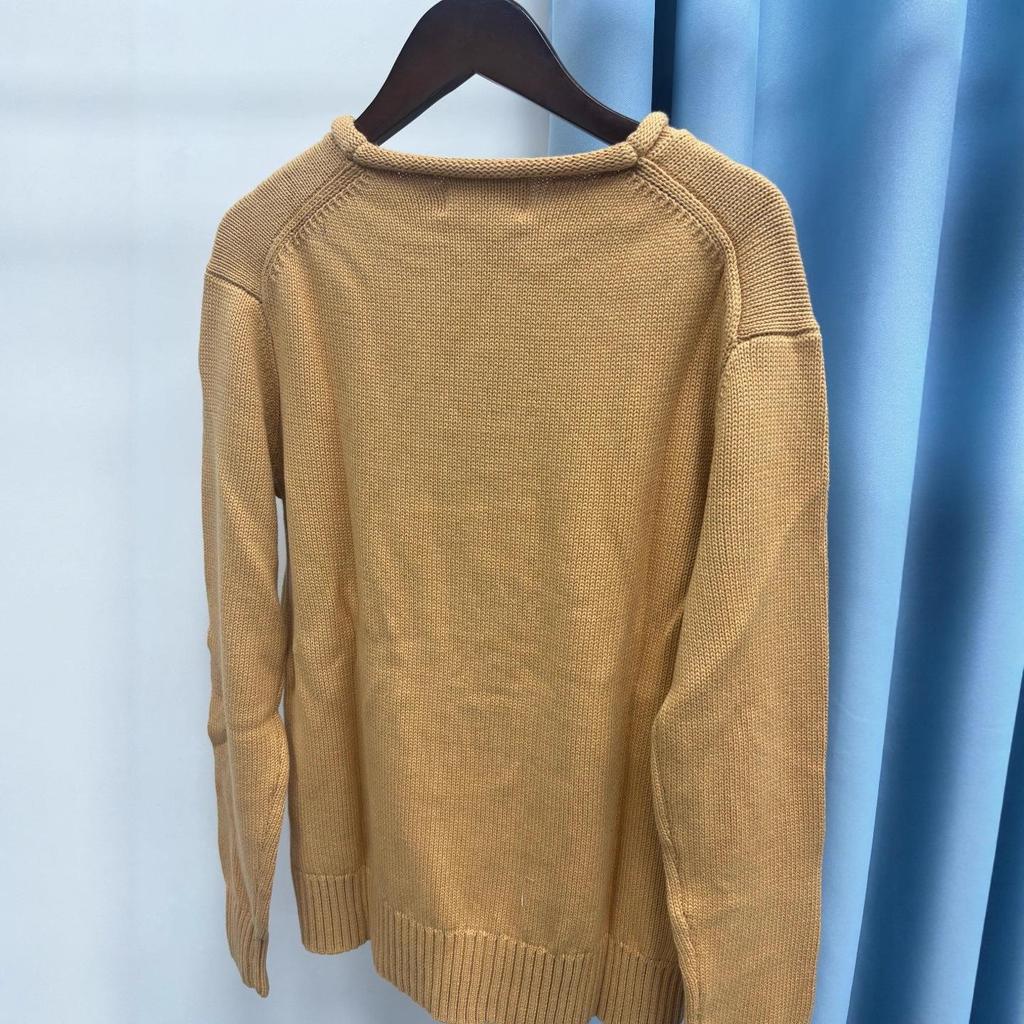 R-L Pure Cotton Heavy-Duty Bear Sweater for Women - 2025 Autumn/Winter Collection