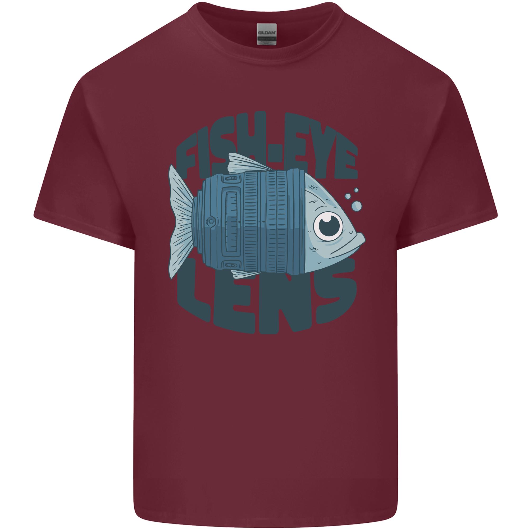 Fisheye Lens Funny Photography Photographer Unisexs Light Cotton TShirt S