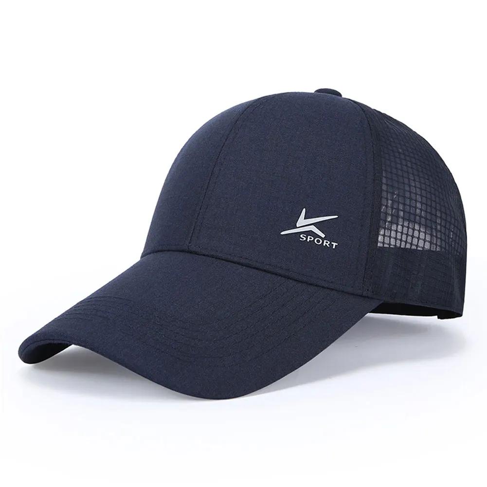 Unisex Two Hook Embroidery Baseball Caps Spring Summer Outdoor UV Protection Sport Adjustable Casual Hats Sunscreen Hat