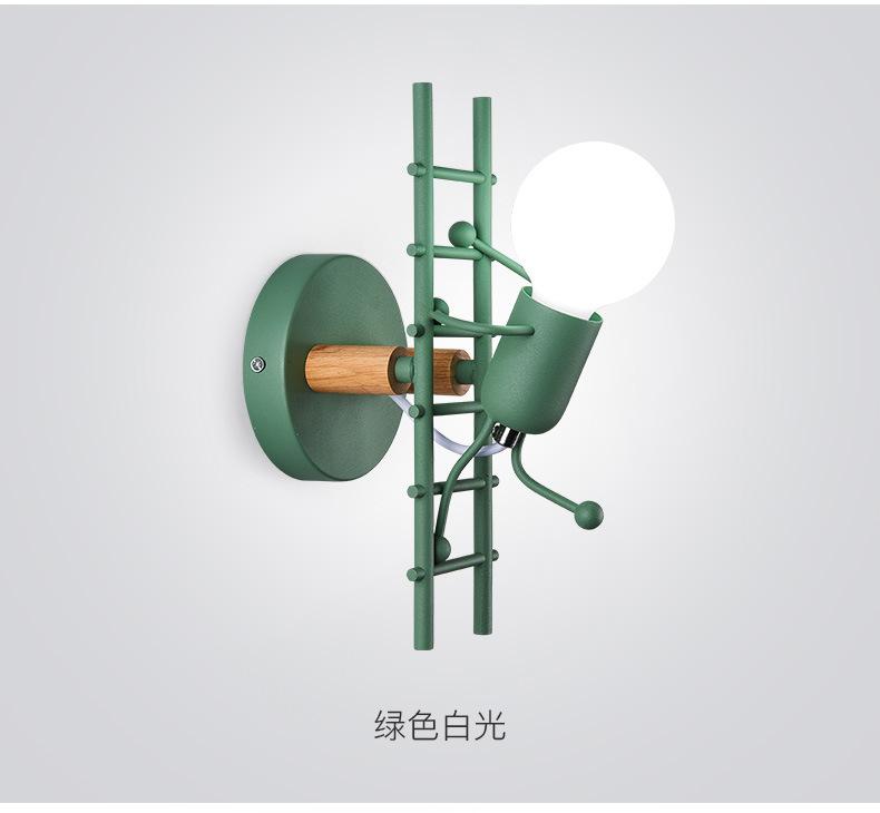 

современные креативные настенные светильники проход коридор столовая ресторан настенный светильник спальня лампа гостиная украшение WJ2024431 зелёный
