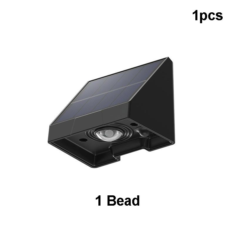 

1 Pcs Solar Garden Wall Light Outdoor Waterproof illumination Warmlight Atmosphere Villa Yard Decoration for Terrace or Porch