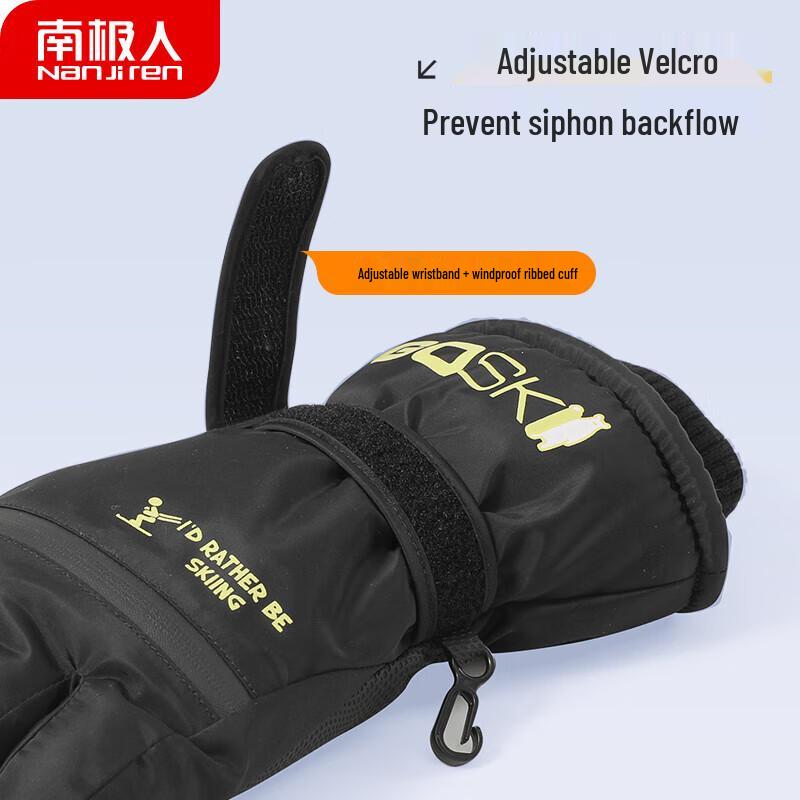 Nanjiren Men's Winter Touchscreen Cycling Gloves