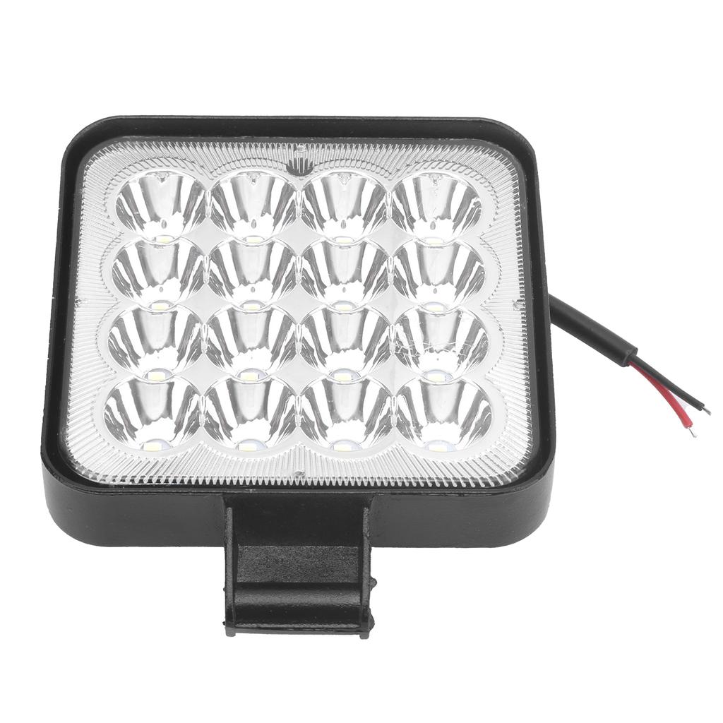48W 16LED čtvercové pracovní světlo Jasné IP67 vodotěsná lampa pro auto motocykl nákladní automobil loď