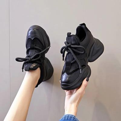 Platformové boty Dámské Prodyšné Lehké Sportovní boty pro ženy Zvýšení 8cm Silná podrážka Ležérní tenisky Zapatillas De Mujer