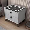 Modern Luxury Smart Bedside Table with Wireless Charging & Multifunctional Storage