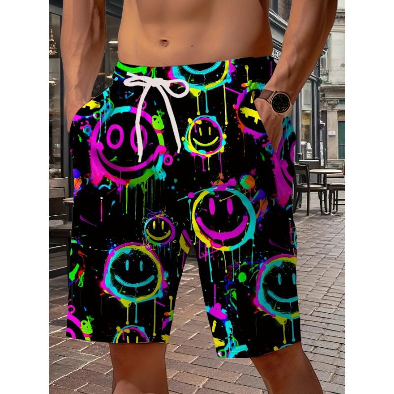 

Fashionable summer men s 3D personalized printed pattern casual, comfortable and cool beach shorts 5XL