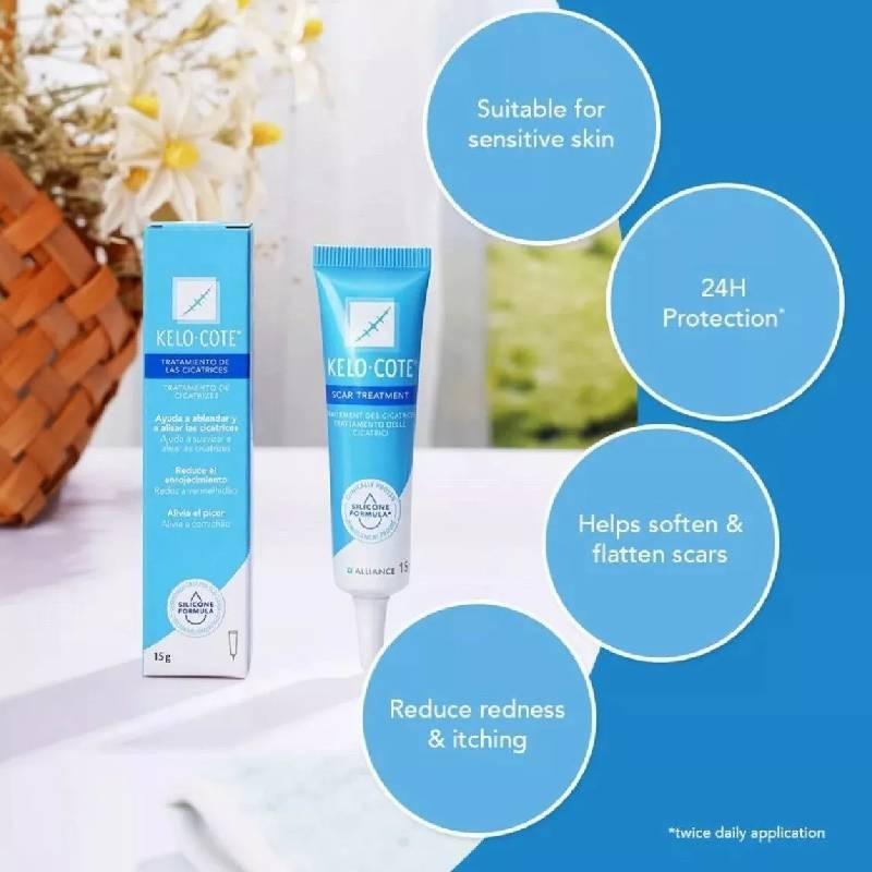 Pokročilý americký Bakelo Scar Gel 15 g Pro Efektivní Opravu Jizev A Hydrataci