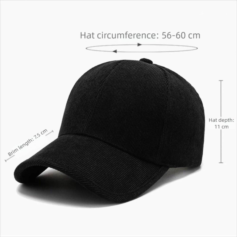 Breathable Winter Baseball Caps Adjustable Trucker Hats Simple Men's Hats  Women