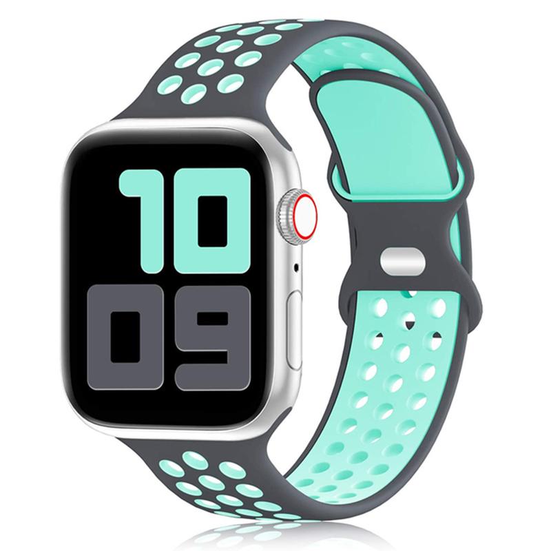 Silicone Strap for Apple Watch Band Ultra2 49mm Series 9 8 7 41mm 45 Mm 38mm 42mm Sport Bracelet iWatch 7 6 SE 5 4 3 44mm 40mm