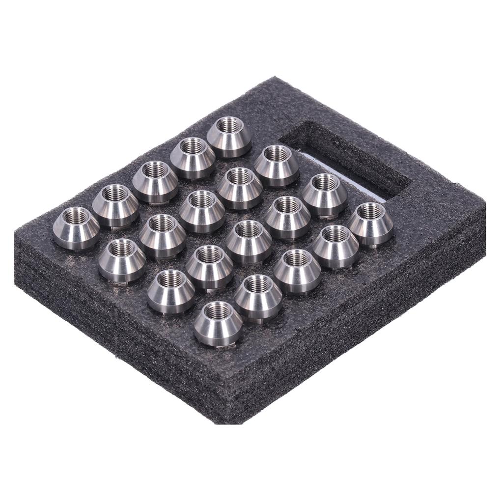 1 2‑20 Lug Nuts Socket Kit 304 Stainless Steel Heated Treatment High Strength Universal