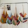 Yogodlns New Fish Cute Crochet Tote Bag Large Capacity Casual Woven Shoulder Bag Multicolor Handmade Knitted Bag
