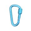 Aluminium Alloy Safety Buckle Keychain Multi Colors D-shape Carabiner  Outdoor Tool
