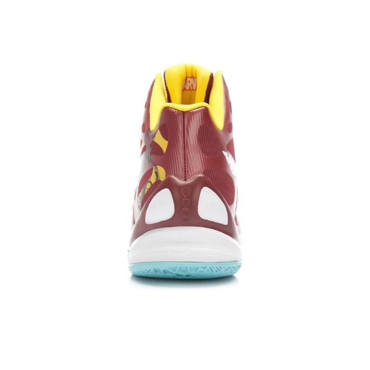 Li Ning BB Lite 3 Avengers Series Iron Man Basketball Shoes Men sneaker Brown Red Yellow ABPK057-1