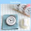 Wall Waterproof Clock Plastic Mini Bathroom Clocks Silent Decoration Household