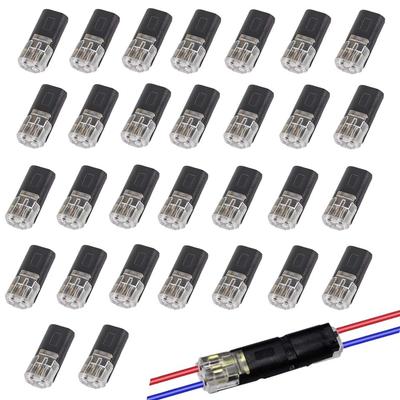 YFFSFDC Wiring Connector, Compatible with 20-22AWG, Connection Terminal, 2 Needles,