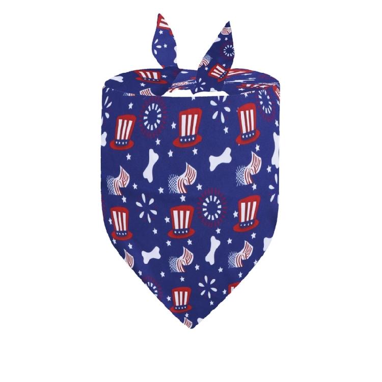 Dog Bandanas Independence Dress Up Festival Scarf Dogs Photography Towel