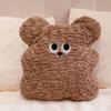Soft and Cute Big-eyed Dog Plush Toys on The Bedside Home with Pillow and Brown Bear Sleeping Pillow and Office Waist with Girl Birthday Gift