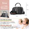 NICOLE & DORIS Women's Handbag, Stylish, Small, Elegant, 2-Way Shoulder Bag, PU Leather, Waterproof, Divided, Perfect for Commuting, Travel, Dates,