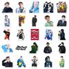 50 Lngshot Stickers: Korean Boy Group Star Merch for Phone Cases & Journals