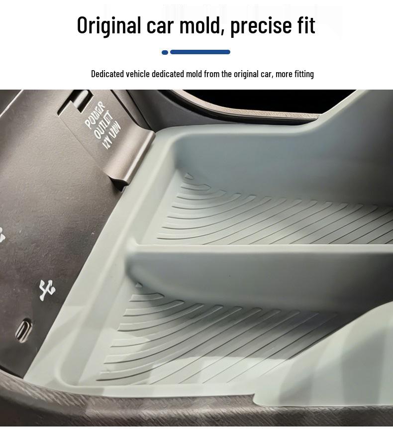 Silicone Storage Box for 2025 Roewe D6 (Excludes Premium Edition) - Center Console Interior Mod.