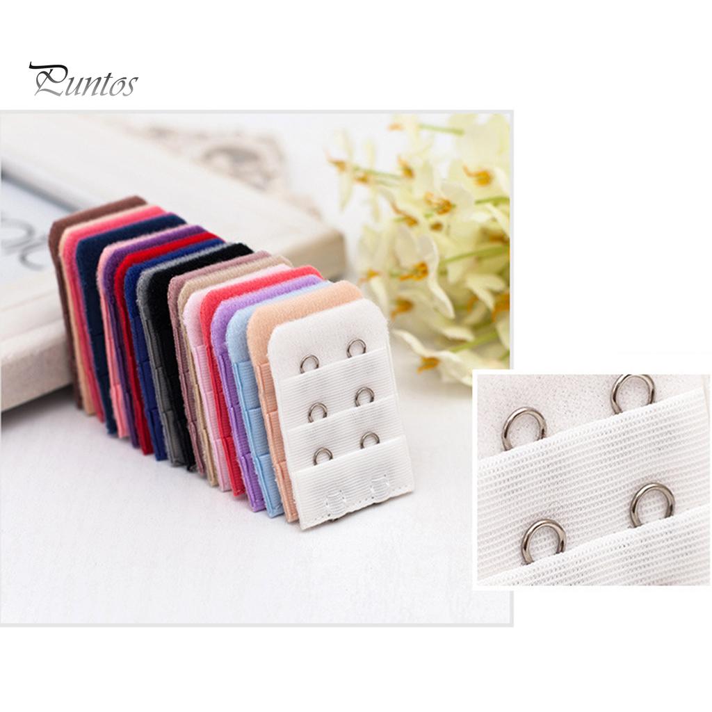 3Pcs 2/3/4 Hooks Adjustable Underwear Strap Extension Bra Buckles Extenders