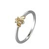 Popular little bee ring retro exquisite temperament small animal ring simple jewelry