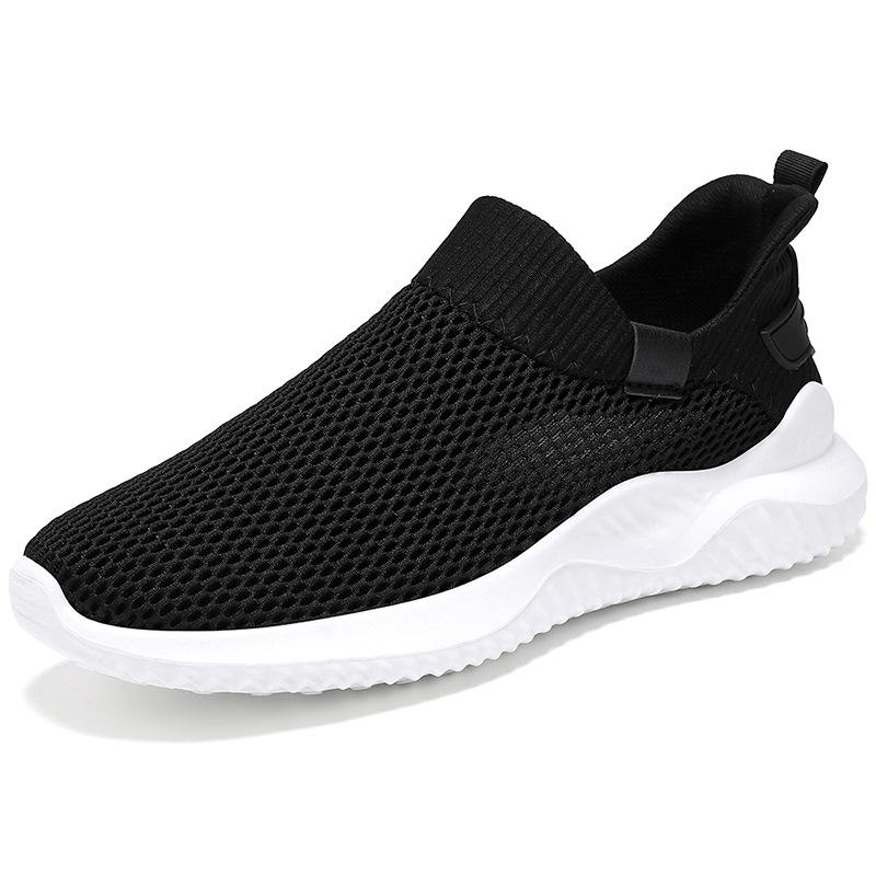 Shoes Men's Spring and Summer Single Shoes Lazy Men's Slip-on Men's Shoes Soft Breathable Sneakers