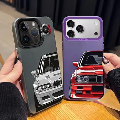 Handyhülle für iPhone 11 12 13 Pro Max 17 Air 14 15 16 Plus 16e Weiche Hülle JDM Sportwagen