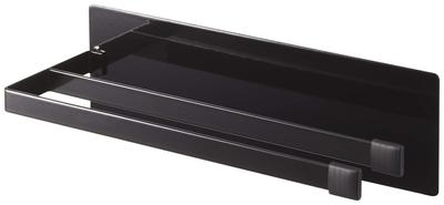 Yamazaki Jitsugyo 5143 Magnetic Cloth Hanger Slim Black Tower Floating Storage Easy Installation Approx. W20XD7.5XH6cm