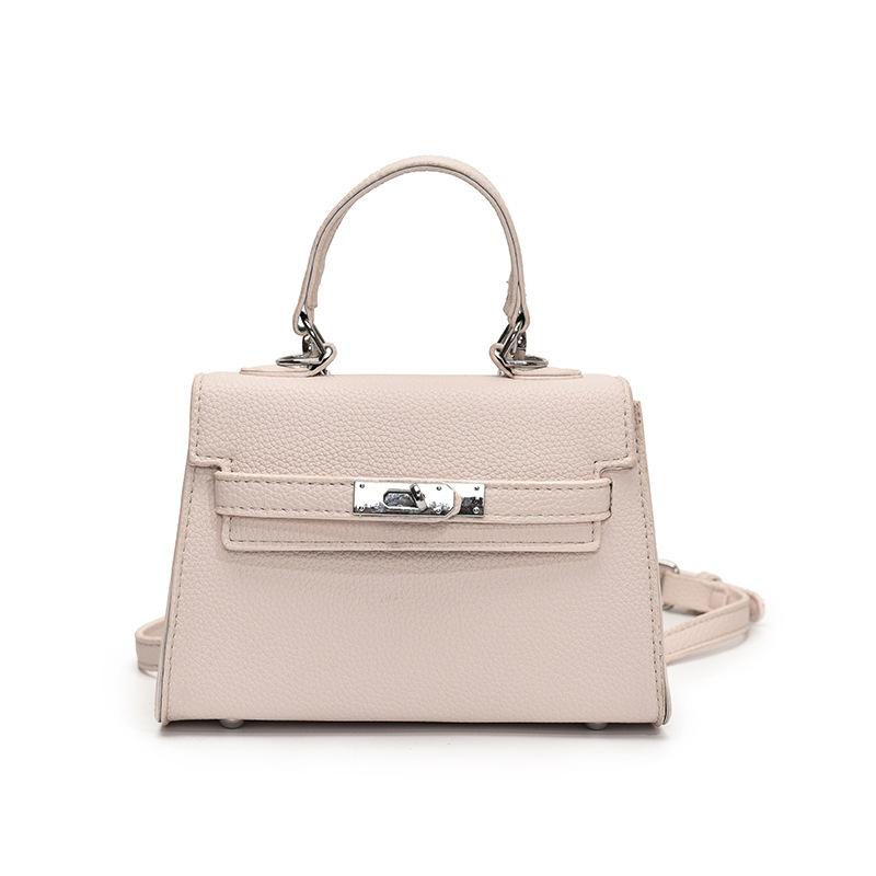 Hand Carry Fashionable Small Square Bag Women's 2025 Spring New Simple Casual Shoulder Bag High-end Trendy Messenger Bag