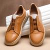 Men'S Shoes Round Head Leather Board Shoes British Business Men'S Leather Shoes Fashion Trend Casual Sports Shoes One Pedal