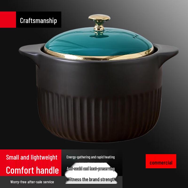 High-Temperature Ceramic Casserole with Lid
