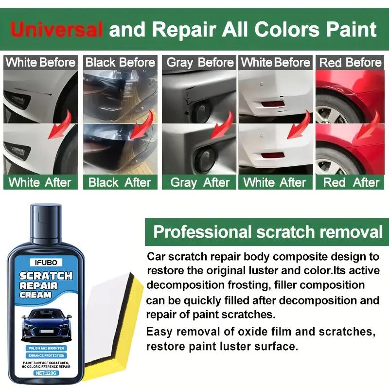 Car scratch repair paste set, universal scratch remover polish, suitable for body surface repair