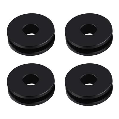 Qiilu Removable Windshield Bushing Grommets for Harley Road King Heritage Softail Set of 4
