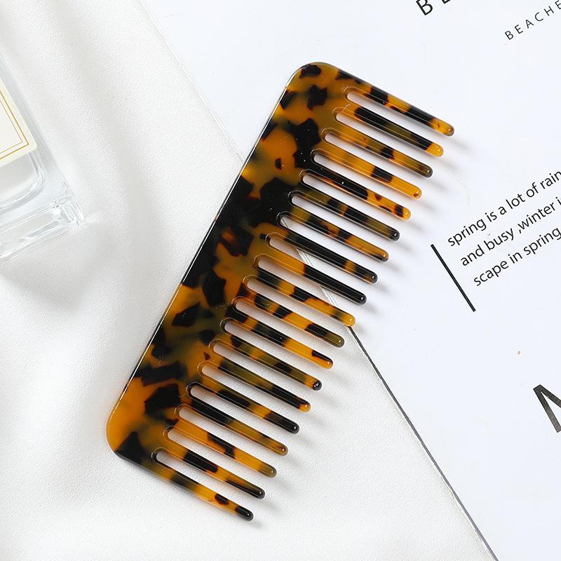 

Acetate Marble Pattern Comb Anti-Static Wide Tooth Hair Combs for Women Curly Hair Salon Hairdressing Styling Tools