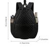 Pickleball Backpack Men Portable Adjustable Shoulder Strap Large Pickleball Set Bag Tennis Backpack For Tennis Racket Ball