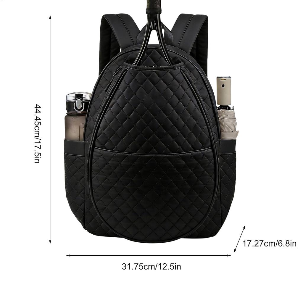 Pickleball Backpack Men Portable Adjustable Shoulder Strap Large Pickleball Set Bag Tennis Backpack For Tennis Racket Ball