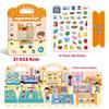 Early Education Quiet Sticker Book for Toddlers: Enlightenment and Cognitive Learning Puzzle