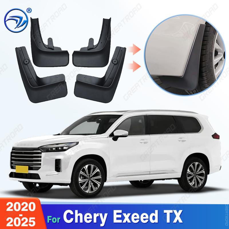 

For Chery Exeed TX 2024 2025 Fender Mudflaps Splash Guards Mudguards Mud Flaps car Accessories 2022-2025